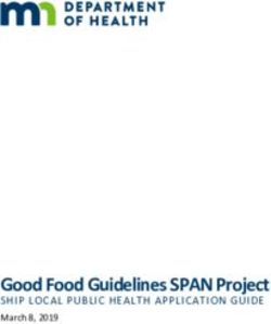 Good Food Guidelines SPAN Project - SHIP LOCAL PUBLIC HEALTH APPLICATION GUIDE March 8, 2019 - Minnesota Department ...