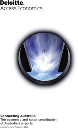 Connecting Australia The economic and social contribution of Australia's airports - Deloitte