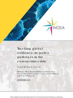 Tracking global evidence-to-policy pathways in the coronavirus crisis: A preliminary report - INGSA