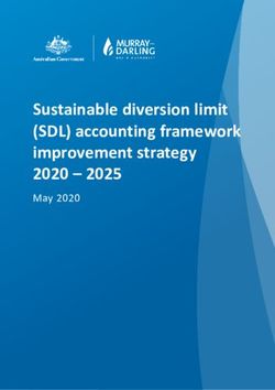 Sustainable diversion limit (SDL) accounting framework improvement strategy 2020 2025 - May 2020