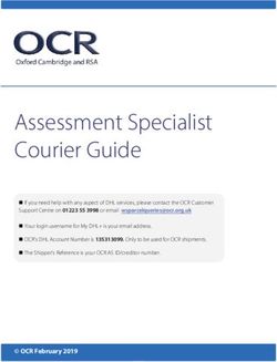 Assessment Specialist Courier Guide - OCR