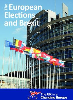 European Elections and Brexit - UK in a Changing Europe