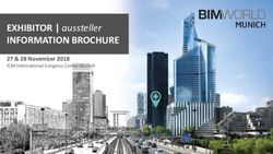 INFORMATION BROCHURE EXHIBITOR | aussteller - 27 & 28 November 2018 - Bim World Munich