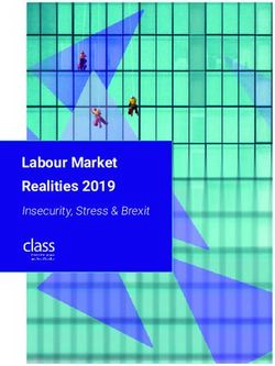 Labour Market Realities 2019 - Insecurity, Stress & Brexit - Centre for Labour and Social Studies