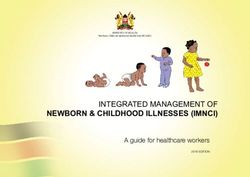 INTEGRATED MANAGEMENT OF - NEWBORN & CHILDHOOD ILLNESSES (IMNCI) A guide for healthcare workers