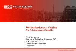 Personalisation as a Catalyst for E-Commerce Growth - Conor MacManus Director of Technology Consulting BDO Brad Christian Chief Commercial Officer ...