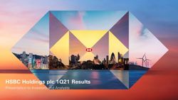HSBC Holdings plc 1Q21 Results - Presentation to Investors and Analysts