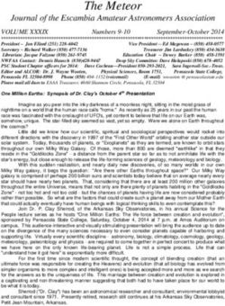 The Meteor Journal of the Escambia Amateur Astronomers Association - Escambia ...