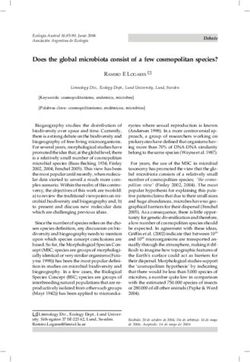 Does the global microbiota consist of a few cosmopolitan species?