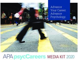 MEDIA KIT 2020 - Advance Your Career. Advance Psychology.