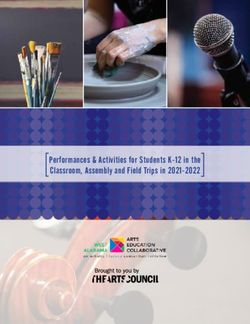 Performances & Activities for Students K-12 in the Classroom, Assembly and Field Trips in 2021-2022 - Arts and Humanities Council of ...