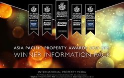 WINNER INFORMATION PACK - ASIA PACIFIC PROPERT Y AWARDS 2020 -2021