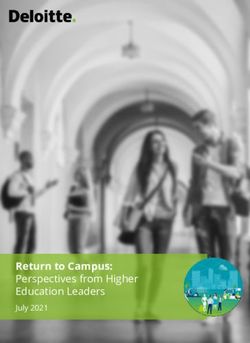 Return to Campus: Perspectives from Higher Education Leaders - July 2021