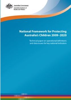 National Framework for Protecting Australia's Children 2009-2020