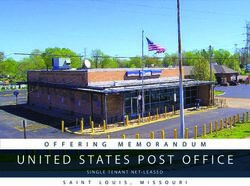 UNITED STATES POST OFFICE - OFFERING MEMORANDUM SINGLE TENANT NET-LEASED SAINT LOUIS, Squarespace