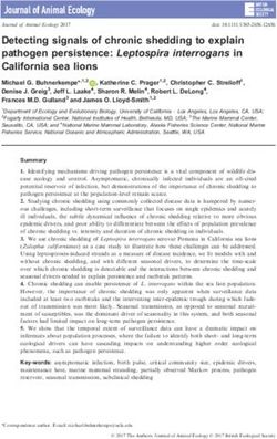 Detecting signals of chronic shedding to explain pathogen persistence: Leptospira interrogans in California sea lions