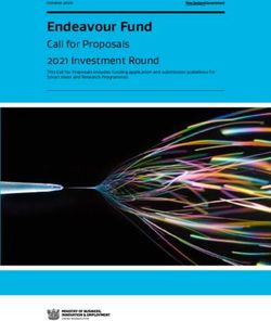Endeavour Fund Call for Proposals 2021 Investment Round - This Call for Proposals includes funding application and submission guidelines for Smart ...