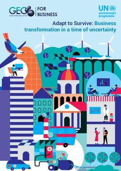 Adapt to Survive: Business transformation in a time of uncertainty - FOR BUSINESS