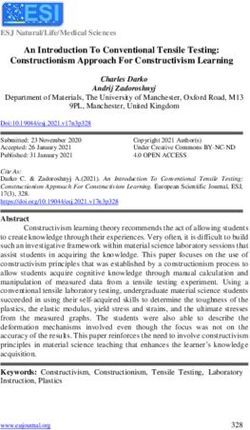 An Introduction To Conventional Tensile Testing: Constructionism Approach For Constructivism Learning - European ...