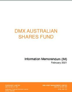 DMX AUSTRALIAN SHARES FUND - Information Memorandum (IM) February 2021 - Fundhost