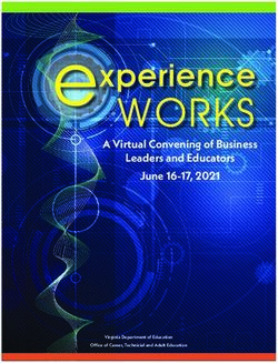 A Virtual Convening of Business Leaders and Educators June 16-17, 2021 - Virginia Department of Education Office of Career, Technicial and Adult ...