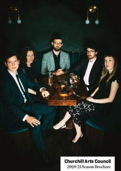 Churchill Arts Council - 2020-21 Season Brochure