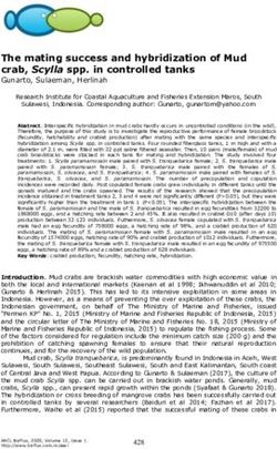 The mating success and hybridization of Mud crab, Scylla spp. in controlled tanks