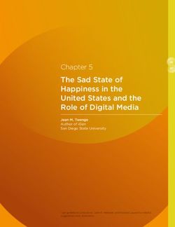 The Sad State of Happiness in the United States and the Role of Digital Media - Jean M. Twenge Author of iGen San Diego State University - Amazon S3