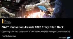 SAP Innovation Awards 2020 Entry Pitch Deck - Keel Solution Aps Optimizing Your Data Governance in SAP with KICKer Keel Intelligent ...
