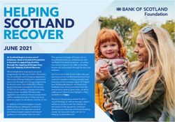 HELPING SCOTLAND RECOVER - JUNE 2021 - Bank of Scotland ...