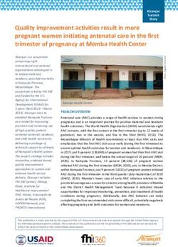 Quality improvement activities result in more pregnant women initiating antenatal care in the first trimester of pregnancy at Memba Health Center