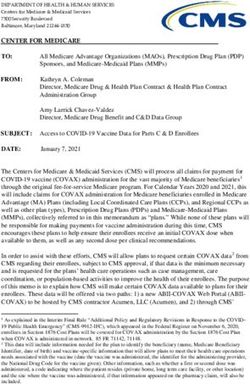 CENTER FOR MEDICARE - CMS