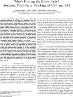 Who's Hosting the Block Party? Studying Third-Party Blockage of CSP and SRI