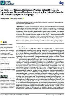 Upper Motor Neuron Disorders: Primary Lateral Sclerosis, Upper Motor Neuron Dominant Amyotrophic Lateral Sclerosis, and Hereditary Spastic Paraplegia
