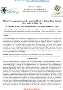 Effect of Artocarpus heterophyllus Lam. (Jackfruit) on Indomethacin-Induced ulcer model in albino rats