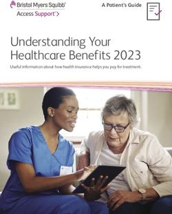 Understanding Your Healthcare Benef its 2023 - A Patient's Guide Useful information about how health insurance helps you pay for treatment.