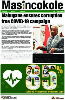 Mabuyane ensures corruption free COVID-19 campaign
