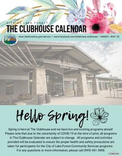 The clubhouse calendar - Lake Forest, CA