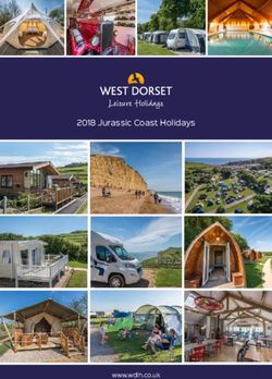 2018 Jurassic Coast Holidays - www.wdlh.co.uk - West Dorset Leisure Holidays
