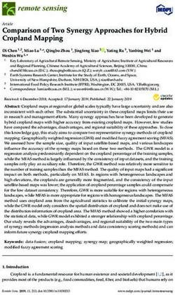 Comparison of Two Synergy Approaches for Hybrid Cropland Mapping - Semantic Scholar