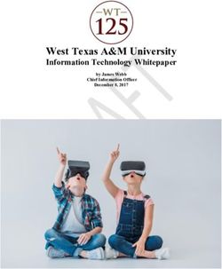 West Texas A&M University - Information Technology Whitepaper - West Texas A&M ...