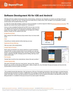 Software Development Kit for iOS and Android