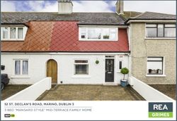 52 ST. DECLAN'S ROAD, MARINO, DUBLIN 3 - 3 BED "MANSARD STYLE" MID-TERRACE FAMILY HOME