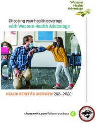 With Western Health Advantage - Choosing your health coverage - HEALTH ...