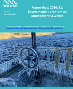 Freeze-thaw 2020/21: Recommendations from an unprecedented winter - Water UK