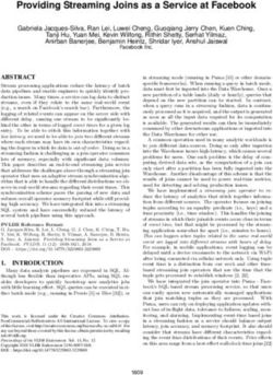 Providing Streaming Joins as a Service at Facebook - VLDB Endowment