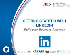 GETTING STARTED WITH LINKEDIN - Build your Business Presence #ohiobizcareerexpo2018