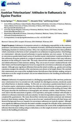 Austrian Veterinarians' Attitudes to Euthanasia in Equine Practice - MDPI