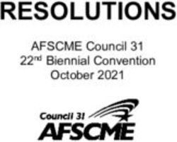RESOLUTIONS AFSCME Council 31 October 2021 - 22nd Biennial Convention