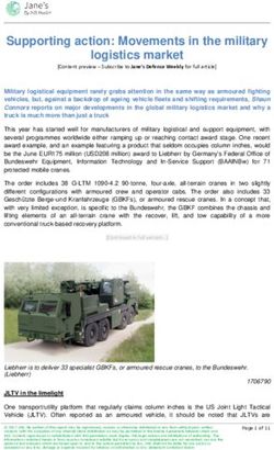 Supporting action: Movements in the military logistics market - Jane's